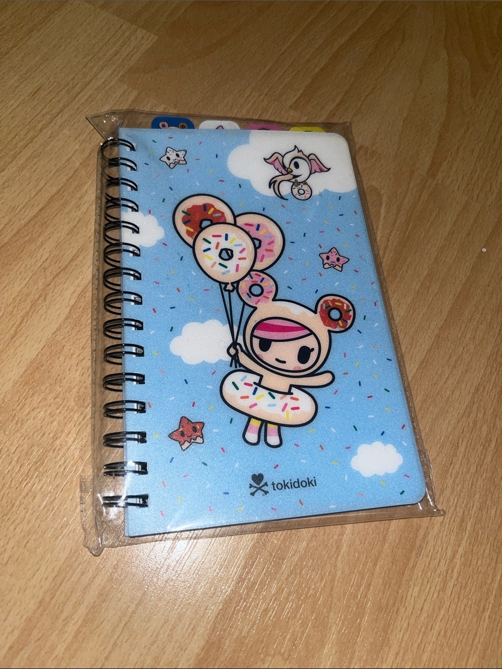 tokidoki donutella notebook with tabs